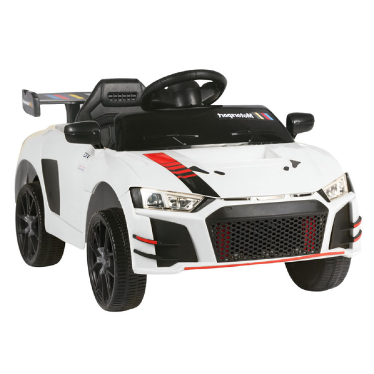 Elektrické autíčko - športové 915 - biele